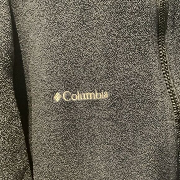 Columbia Unisex navy blue fleece pullover SZ Xlarge - Picture 2 of 6